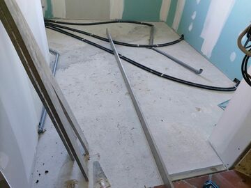 Réalisation d'une chape avant pose de carrelage à Marmande