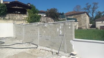 Enduit finition gratté ton pierre